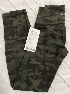 Lululemon Wunder Under Green Camo ICMI 