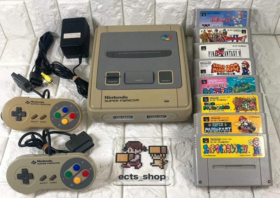 Nintendo super famicom console Japan SFC 『Game Selection』 | eBay