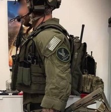 FBI SERVARE VITAS HOSTAGE RESCUE TEAM HRT CNT KANDAHAR TDY + non-IR US Flag