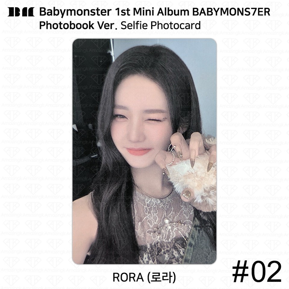 Rora Rami BABYMONSTER 1st Mini Album BABYMONS7ER Official Photocard Ahyeon Rami ...