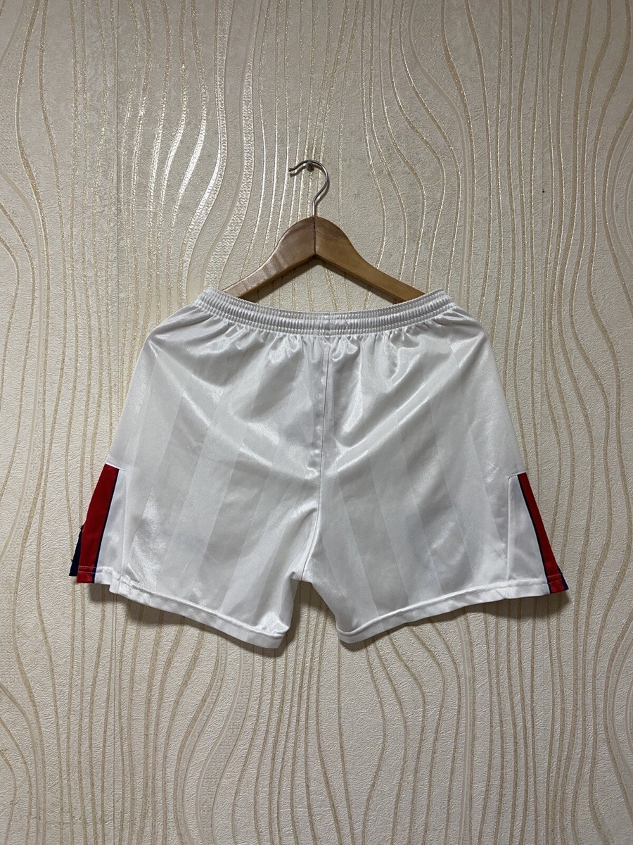 ENGLAND 1998 1998 AWAY FOOTBALL SOCCER SHORTS UMBRO sz M MEB WHITE
