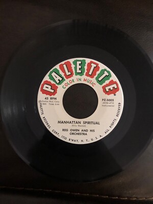1958 Reg Owen And His Orchestra Manhattan Spiritual PZ-5005 Palette Title Strips