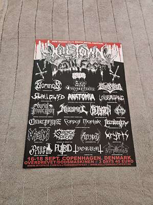FPOT210 MAGAZIN WERBUNG 12X9'' DEATH FEST 2010: ANATOMIA, STANK OF DECAY