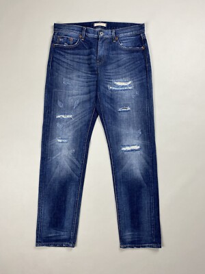 Uniqlo Japanese Selvedge denim men's boyfriend tapered jeans