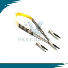 Castroviejo High Precision T.C Fine Tip 14cm Stainless Steel Needle Holder