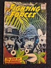 OUR FIGHTING FORCES 71 VINTAGE 1966 LICHENSTEIN SWIPE VOL 1 GUNNER SARGE DC