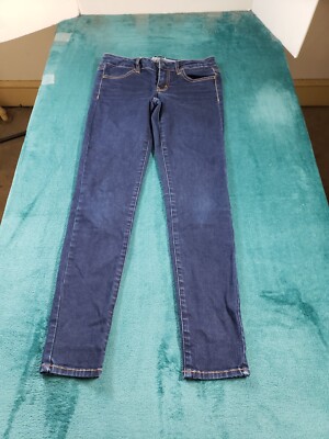 American Eagle Jeans Sz 4 Womens Blue Denim Pants Ladies Mid Rise Jegging