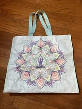 Reusable Shopping Travel Tote Yoga Shopping Gift Bag TJ Maxx TJMAXX 17 X 19