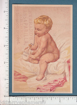 8213 Everard Sarsaparilla, Ridge s Food Drisko druggist td cd Boston baby nurser