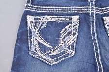 Grace in LA Stretch Denim Western Jeans Holiday Blingbling size 26 GR-LA-11