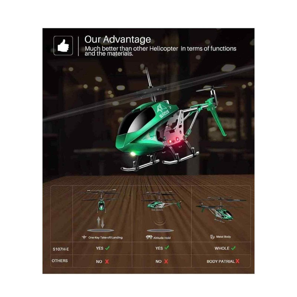 Syma S107HE Remote Control Helicopter eBay
