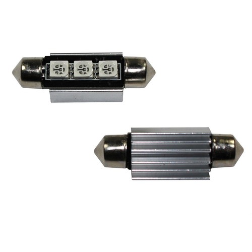 Ampoule LED Soffite C5W Vert 39mm Canbus - 12V, éclairage Intérieur Décoratif, Compatible Tableau De Bord