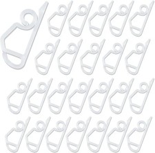 100Pcs Heavy Duty Gutter Hooks Clips Christmas Party Led Icicle Fairy Light D