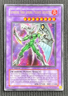 YUGIOH   Elementarheld Shining Phoenix Enforcer EOJ-DE033 ULTRA 1.Auflage