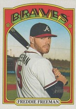 2021 Topps Heritage Freddie Freeman #39 Braves {BOX 22 C6}