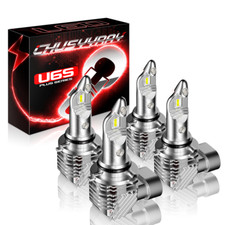 For Nissan Titan 2004-2015 4X 6000K Combo LED Headlights High Low Beam Bulbs kit