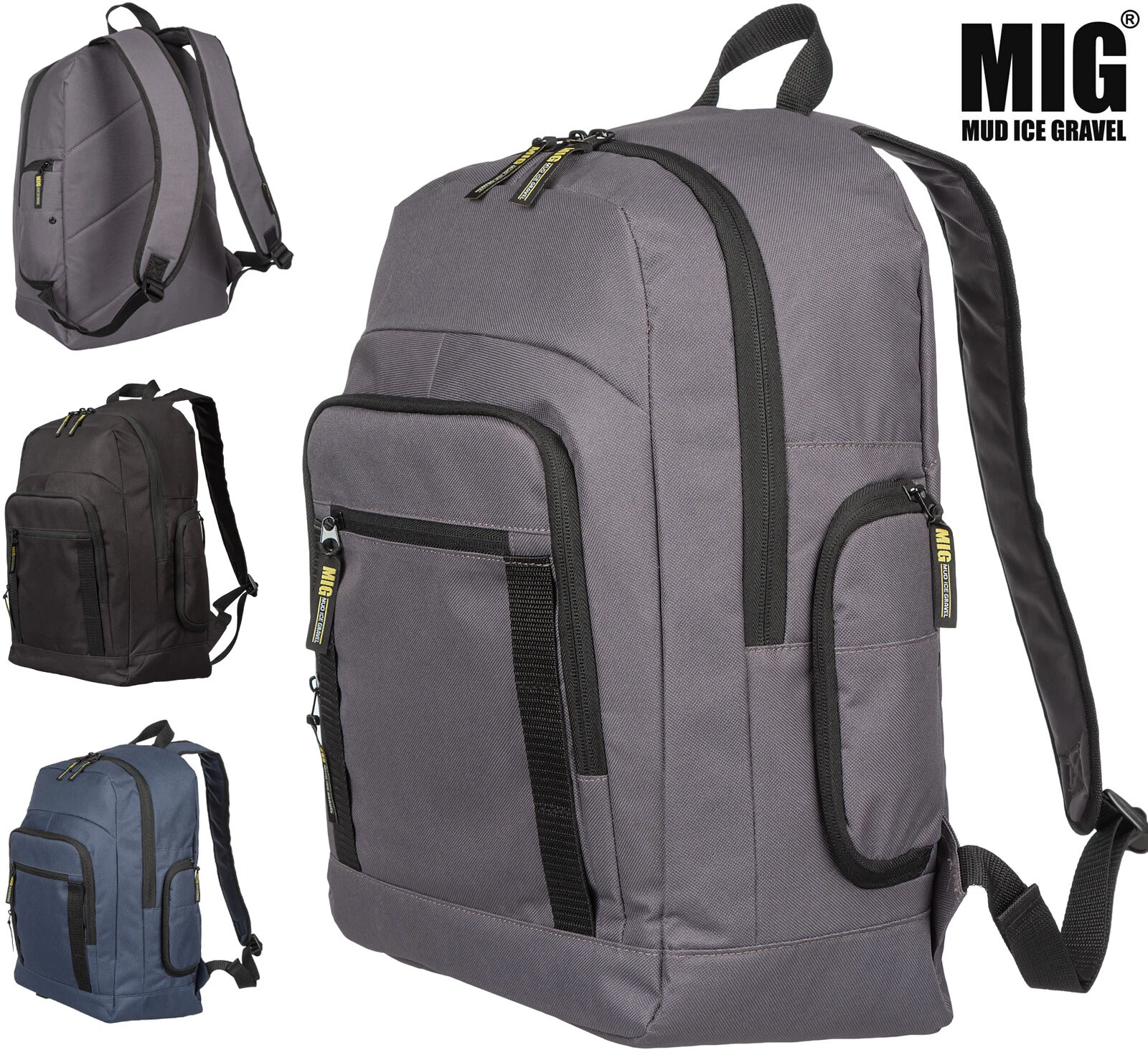 Mens MIG Premium Backpack Bags - TRAVEL SPORT WORK RUCKSACK SCHOOL HIKING CASUAL
Opens in a new wind