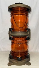 Navigation Light  Double Lens  Yellow  Perko Fig. 1168-ME0-PLB