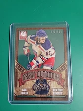 2012-13 Panini Rookie Anthology Elite Great Outdoors Carl Hagelin /500