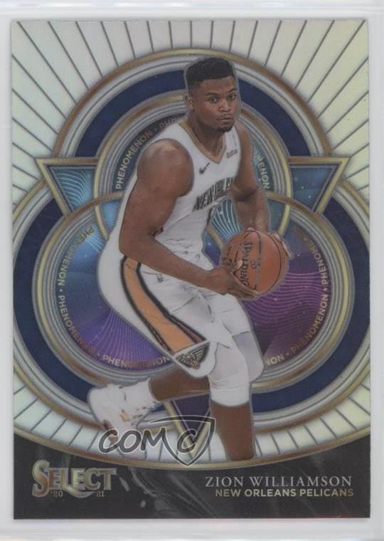 2020-21 Panini Select Phenomenon Silver Prizm Zion Williamson #2 7y2