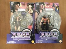 Lot of 2 1998 Xena Warrior Princess Action Figures Harem & Velasca Toy Biz