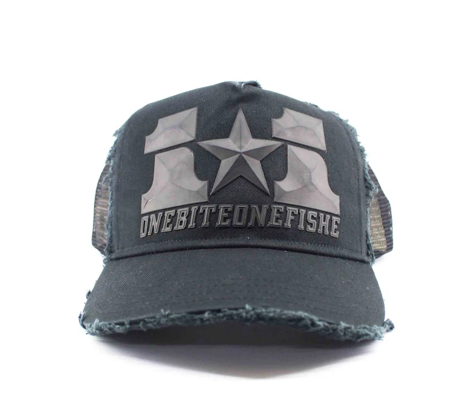 One Bite One Fish OBOF Cap OBOF-21 Black (2042)