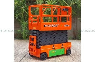 Dingli S1412AC+ Scissor Type Aerial Work Platform 1:30 Truck Pre-built Model