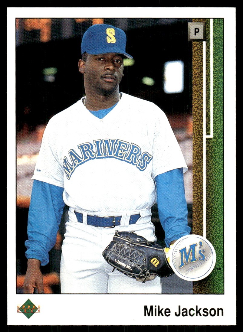 Mike Jackson 1989 Upper Deck #142 Mariners READ FREE SHIPPING AutographDen