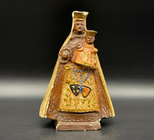 Vintage French First Communion Religious Cast plaster Figurine Date 1948⭐