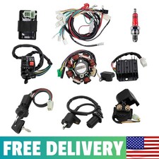 Complete Wiring Harness Kit With Electrics For ATV Quad 4 Wheelers 150CC-250CC -