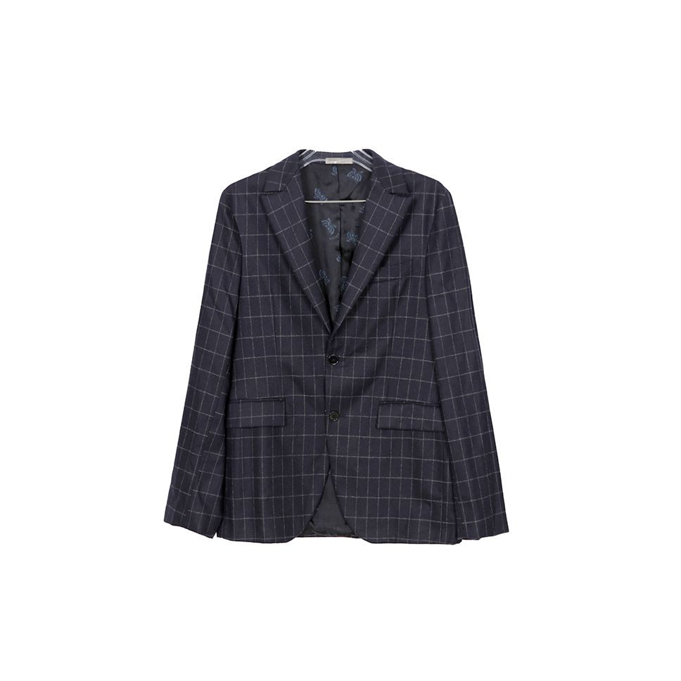 ジャケット BOTTEGA VENETA Double-breasted check blazer Bottega Veneta Wool Cashmere Blend Check Blazer Jacket 48