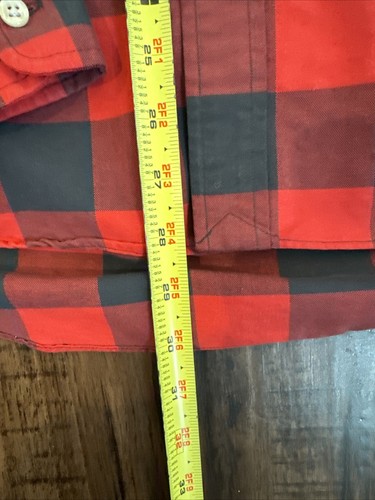 Polo Ralph Lauren Mens Button Down Shirt XL Plaid Red Black See Note - Imagen 3 de 6