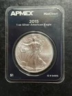 2015 1 Oz Silver American Eagle BU
