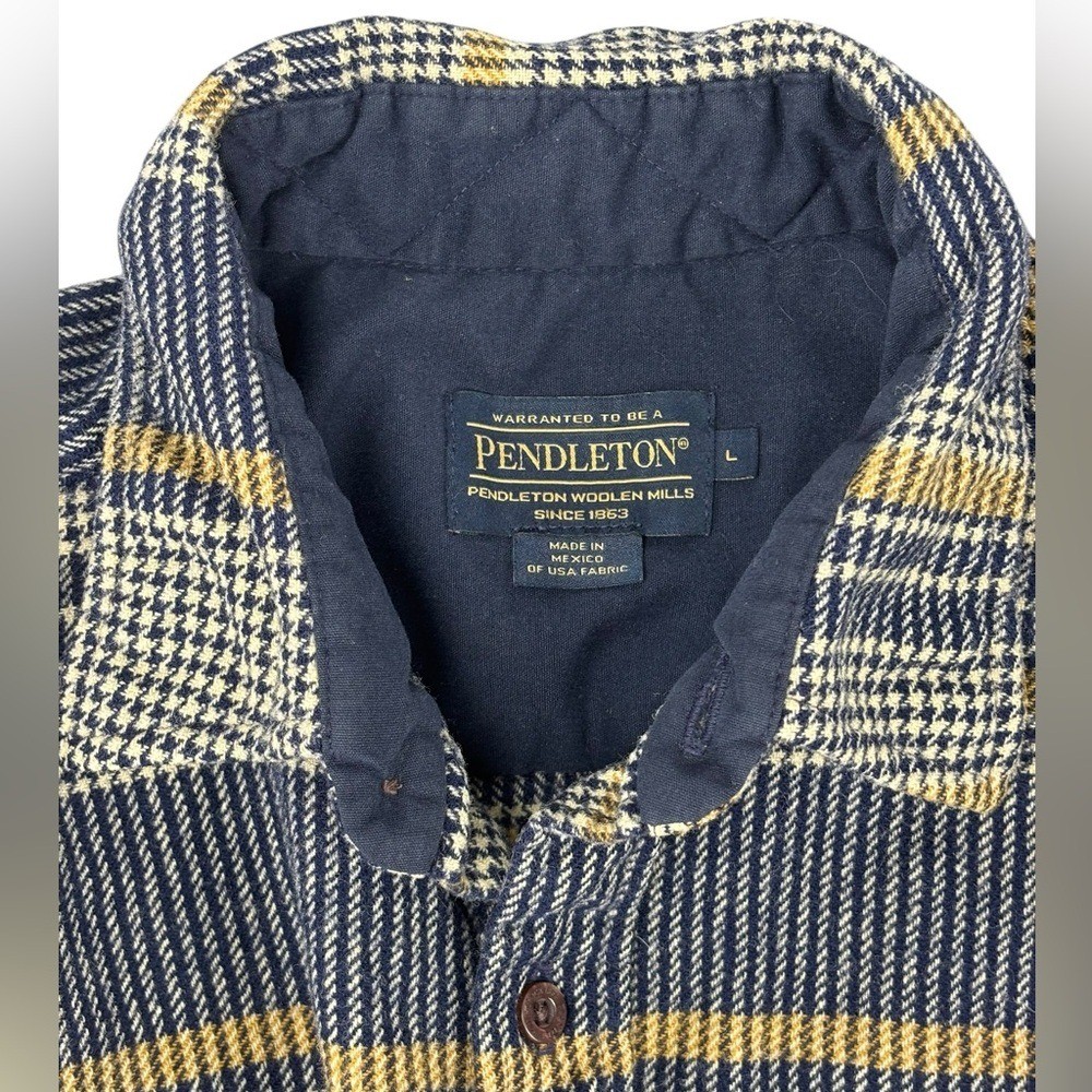 Pendleton- Wool flannel shirt- Large - image 2