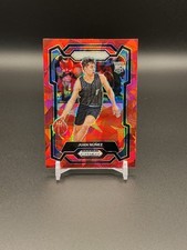 2024 Panini Prizm Draft Picks #36 Juan Nunez - Red Ice Prizm RC