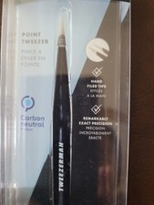 Tweezerman Stainless Steel Point Tweezer Black (1241-CR)