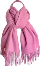 Womens Scarf Solid Color Shawl Wrap Super Soft Warm Long Pashmina Cashmere