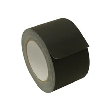 JVCC Low Gloss Gaffer-Style Duct Tape (J90): 3 in. x 75 ft. (Black)