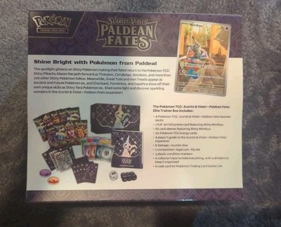 Buy Nintendo Pokémon TCG Scarlet & Violet Paldean Fates Elite