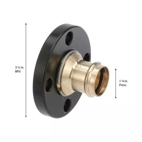 Viega 79685 1-1/4" ProPress Adapter Flange Press x BP
