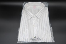 Brooks Brothers Traditional Fit 18.5 35 NWT Non-Iron Stretch Supima Stripe