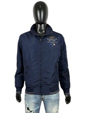 AERONAUTICA MILITARE Giubbotto Uomo Tg L Blu Padded Jacket Herren Coat