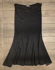 Chanel Boutique black paneled maxi skirt