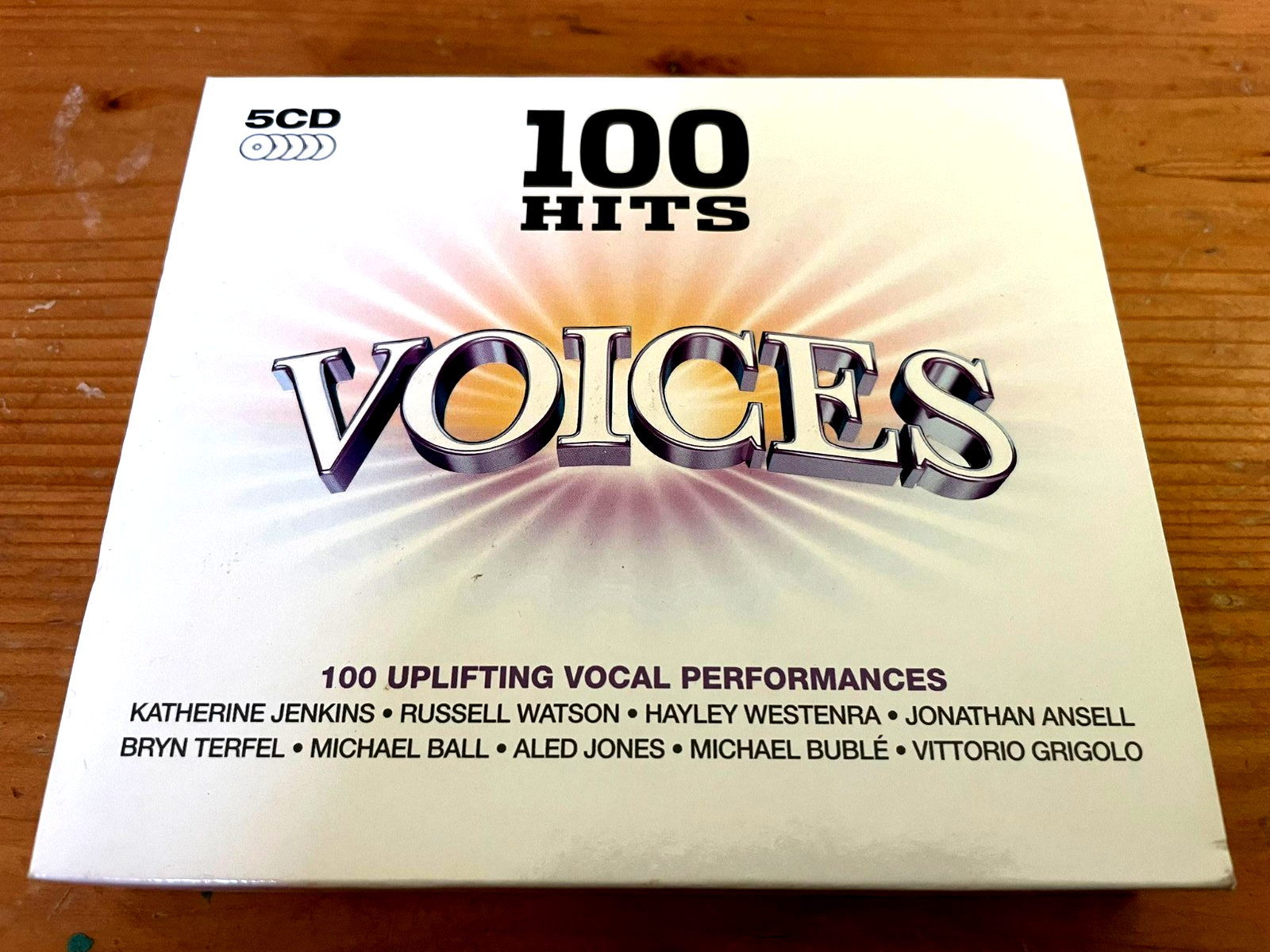 100 Hits Voices 5-CD Katherine Jenkins/Diana Krall/Secret Garden/Lesley Garrett+