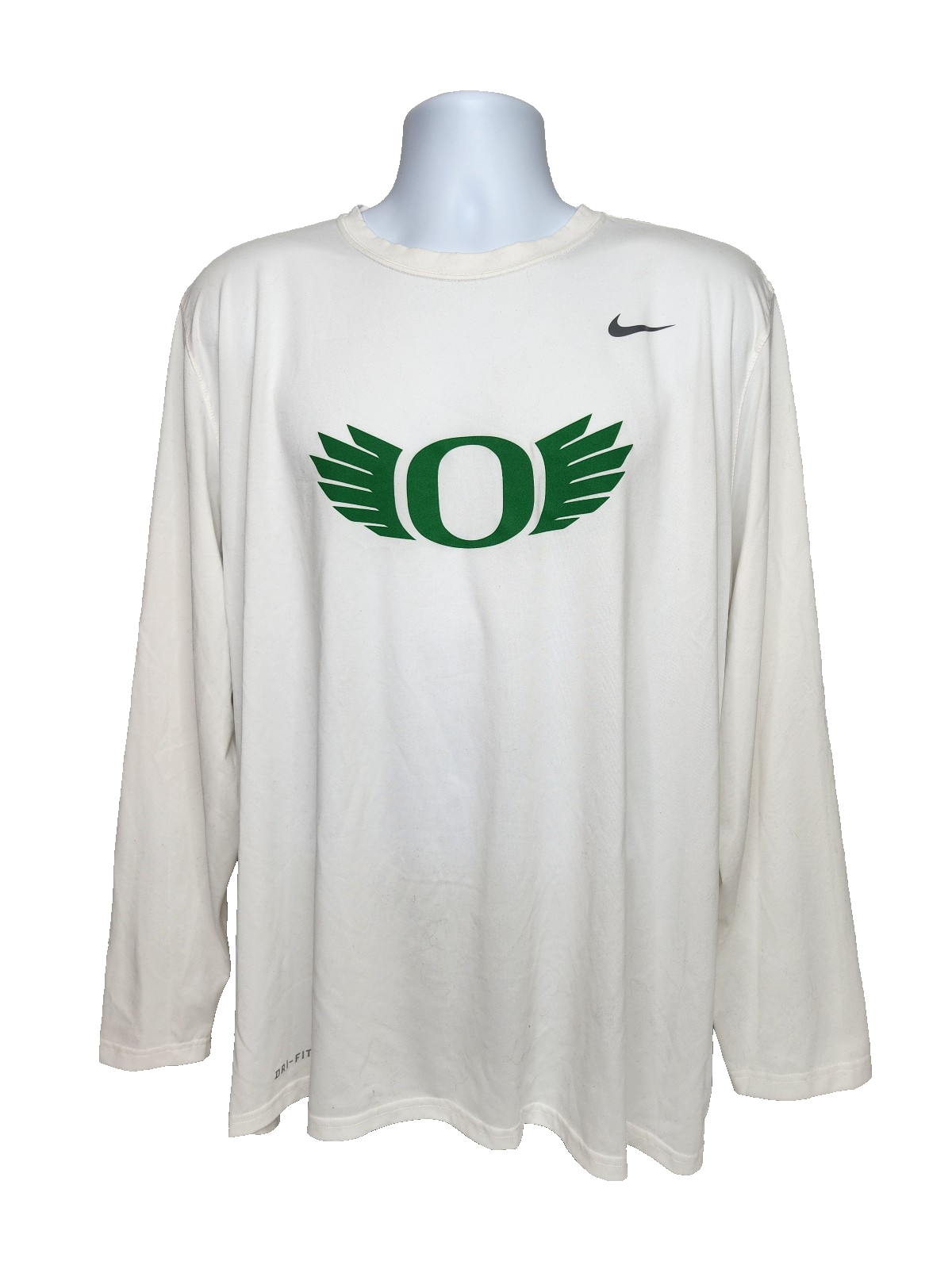 SACAI X NIKE Oregon DUCKS Football SQUADRA EMESSA Nike Dri Fit MAGLIA MANICA LUNGA Uomo 2XL