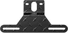 Trailer License Plate Light Bracket, Heavy-Duty Bracket Holder wi Color: Black