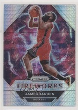 2020-21 Panini Prizm Fireworks Hyper Prizm James Harden #11 s3g