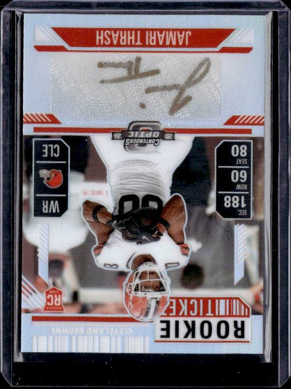2024 Panini Contenders Optic #149 Jamari Thrash Silver Auto
