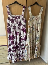 SHEIN floral Shirred Maxi Dress Size 3XL. Holiday Outfit