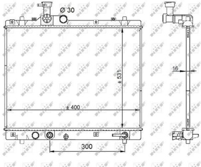 For NRF 59208 HEATSINK, ENGINE COOLING